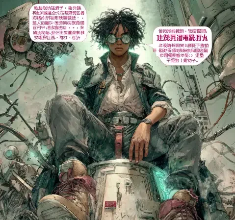 漫蛙漫画奇幻题材作品《盐湖来信》封面
